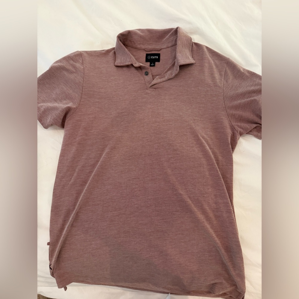 Cuts Men's Polo Shirt in Washed Maroon